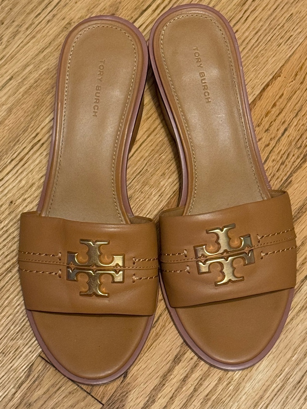 Tory Burch heeled slide size 9